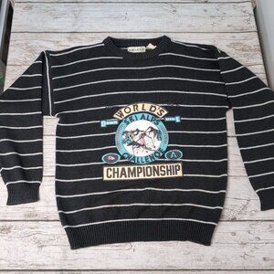 Vintage World Championship Ski Alps Challenge Crewneck Sweater